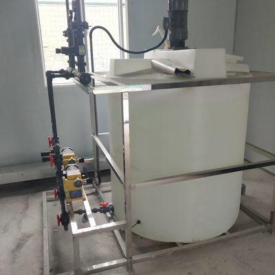 polymère 2000L/h dosant l'unité, malaxeur de la poudre 0.18Kw sèche