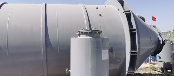 cuve de stockage de chaux de 5.6m, chaux d'acier inoxydable dosant le système