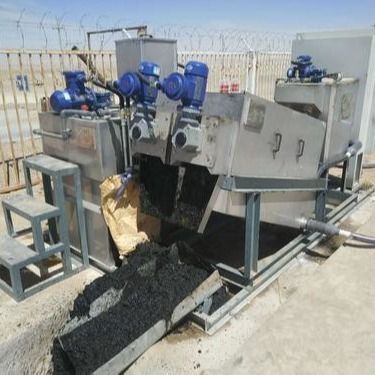 Machine de asséchage de boue d'acier au carbone, presse à vis multi du disque 0.3Kw