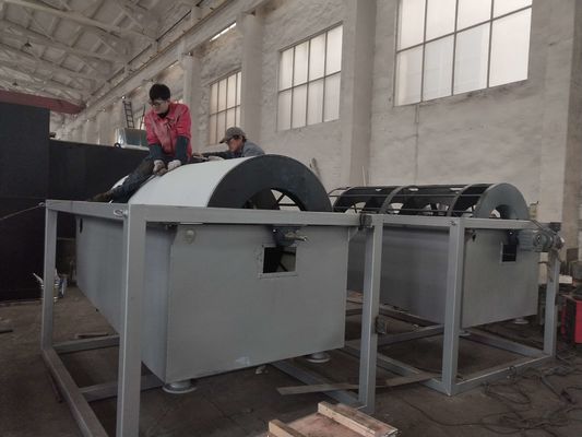 épaississant du tambour 30m3/h rotatoire déplaçant Ring Screw Shaft