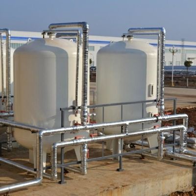 Réservoir de traitement des eaux résiduaires d'acier inoxydable