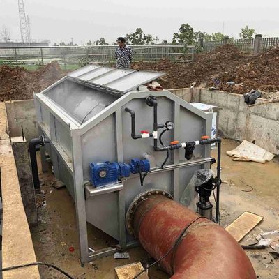 Acier inoxydable de système de filtration des eaux usées de charbon actif