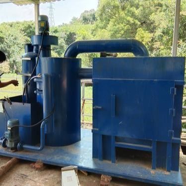 Machine de rebut urbaine d'incinérateur, bio incinérateur de rebut médical bleu