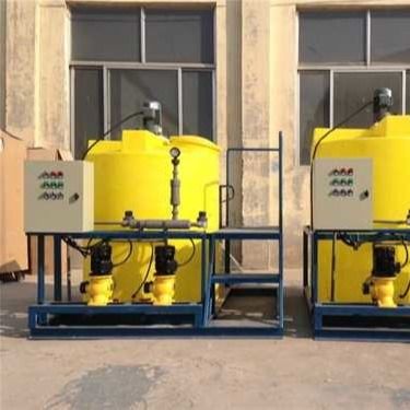 Machine de dosage automatique jaune, unité 1000L/h de dosage chimique