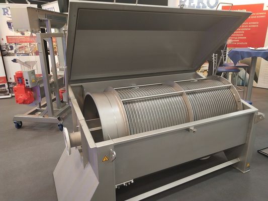 Catégorie comestible de débris d'enlèvement d'équipement de filtre micro fin de tambour avec le système de lissage